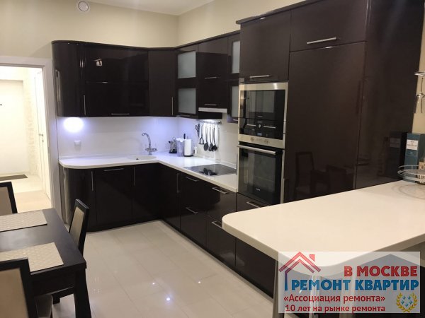 Ремонт трёхкомнатной квартиры по адресу :Мосфильмовская улица, 70к1